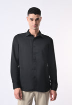 WRINKLE FREE SHIRT - BLACK