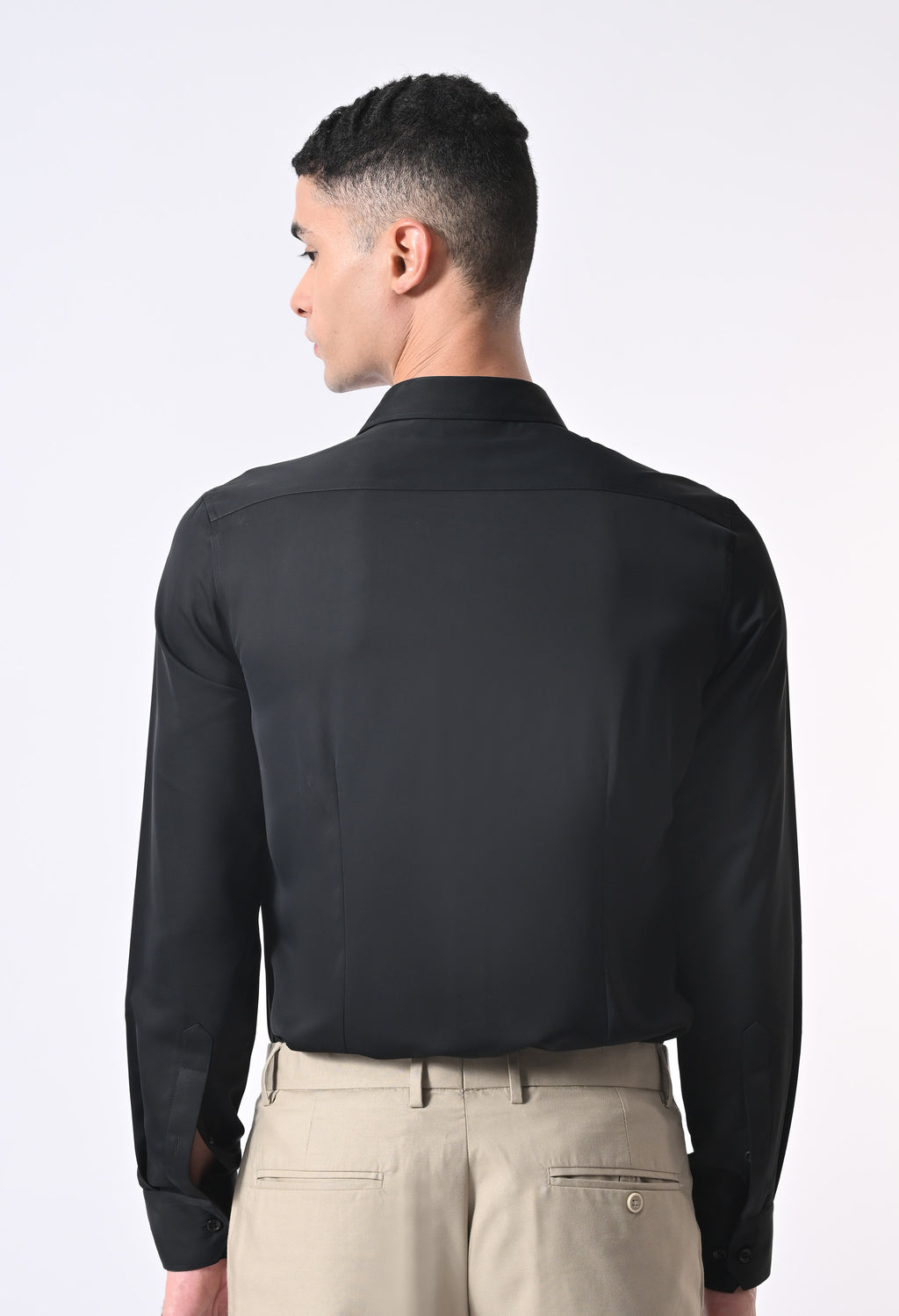 WRINKLE FREE SHIRT - BLACK