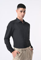 WRINKLE FREE SHIRT - BLACK
