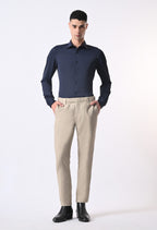 WRINKLE FREE SHIRT - NAVY BLUE