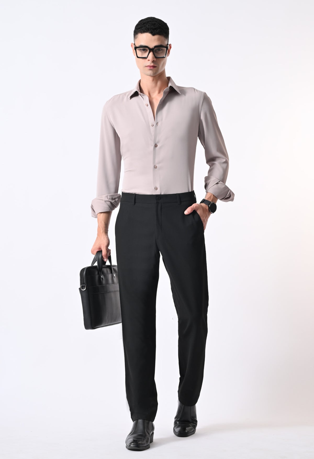 4D FLEX TROUSER - BLACK
