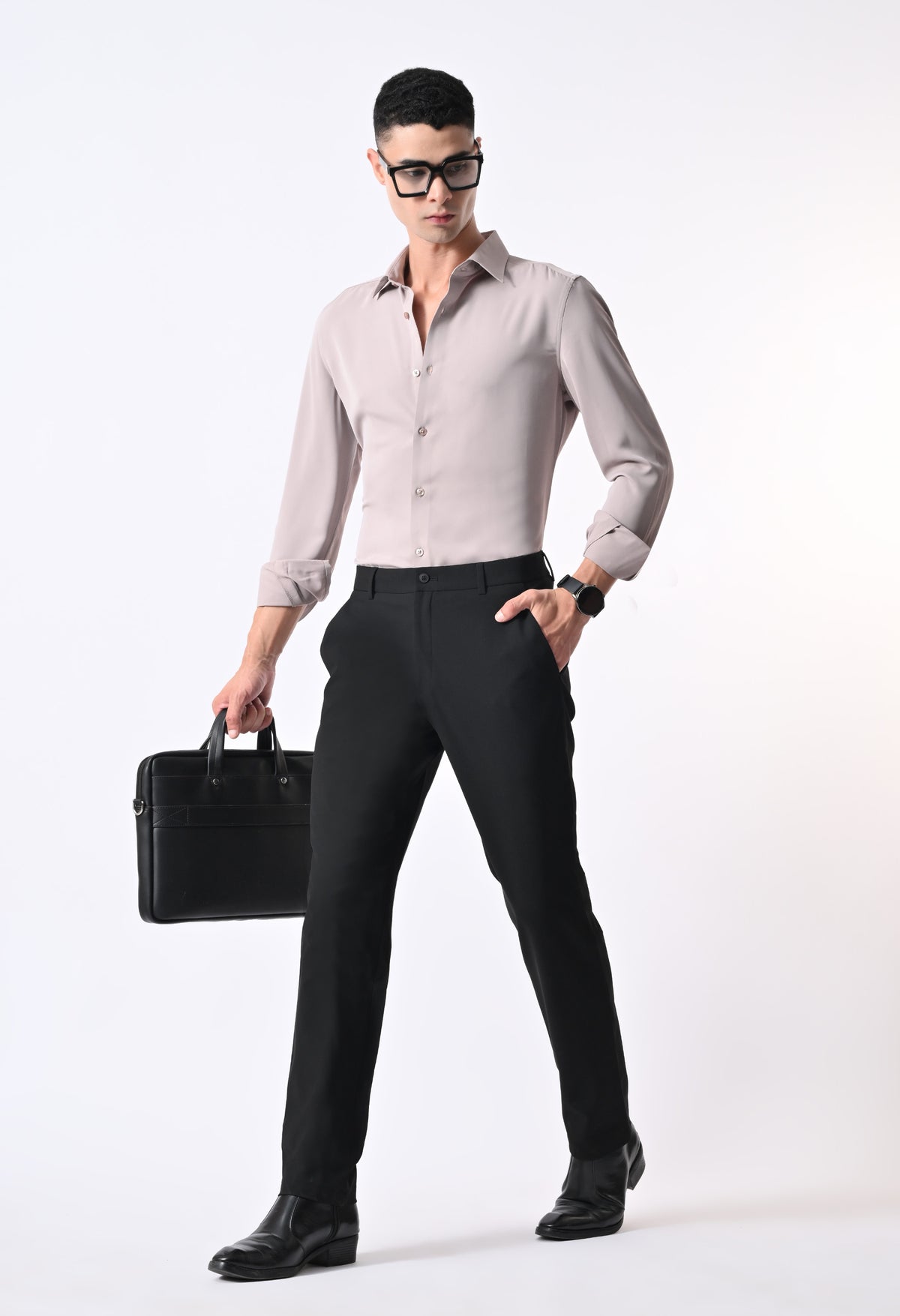 4D FLEX TROUSER - BLACK