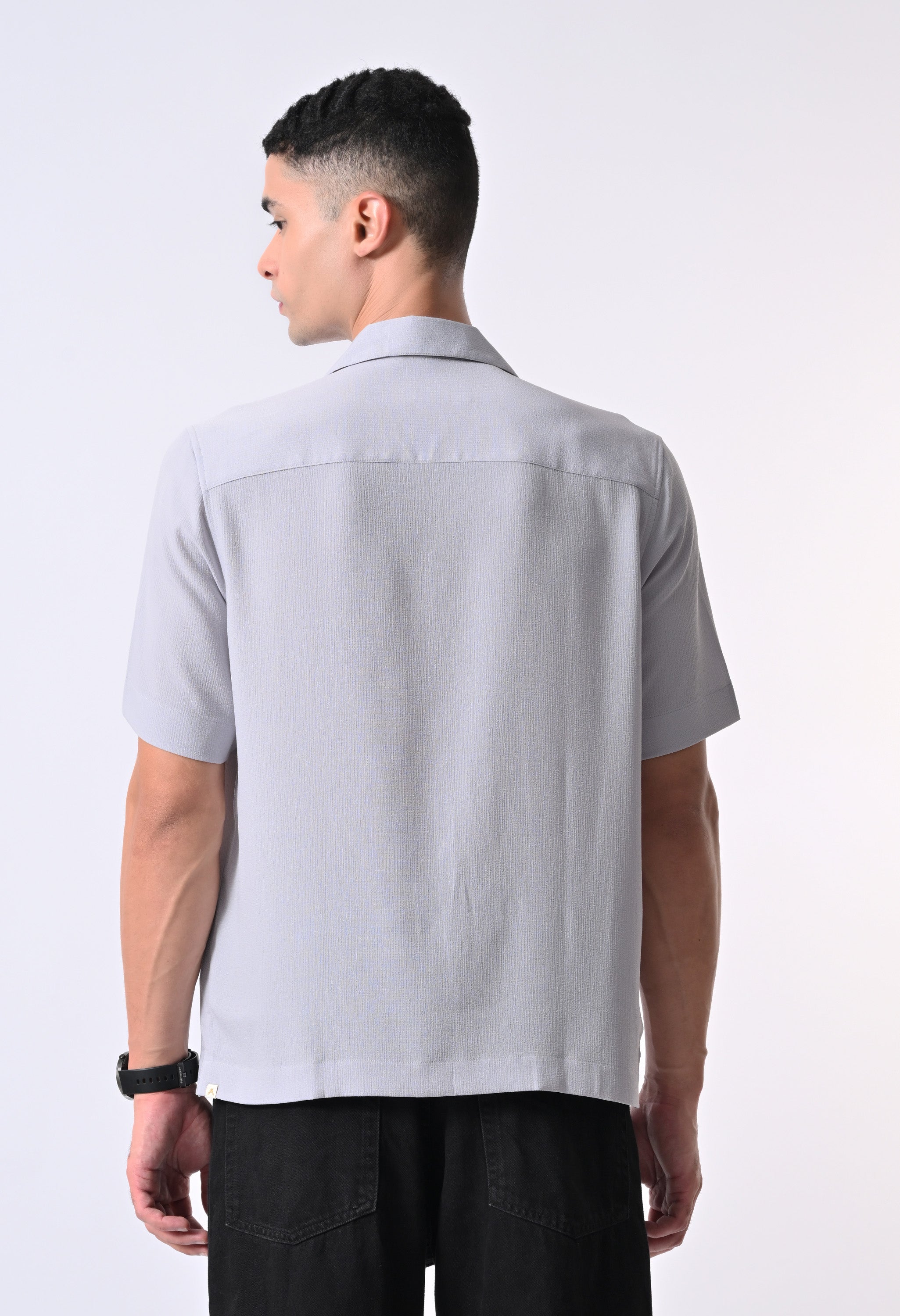 BOX FIT SHIRT - GREY