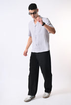 BOX FIT SHIRT - GREY